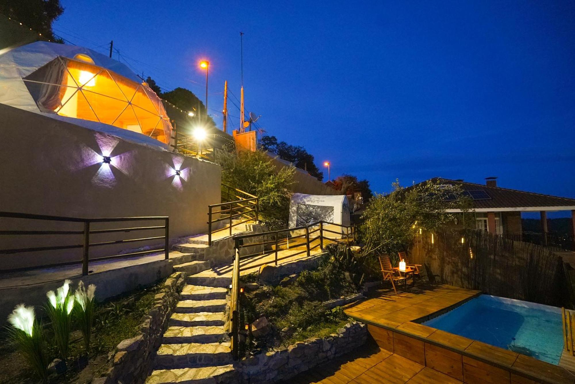 Aaa View Private Terrace Outdoor Heated Hot Tub Family Fun Villa Badalona Dış mekan fotoğraf