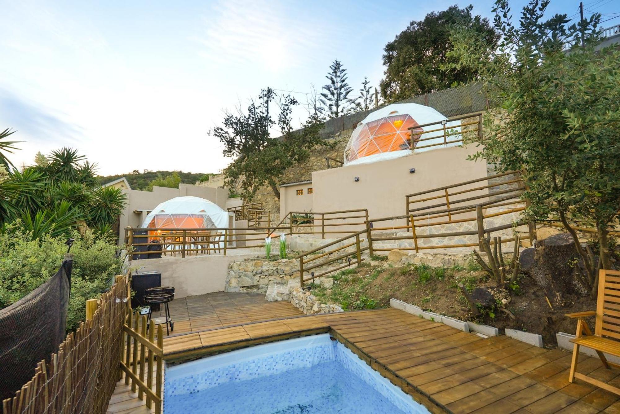 Aaa View Private Terrace Outdoor Heated Hot Tub Family Fun Villa Badalona Dış mekan fotoğraf